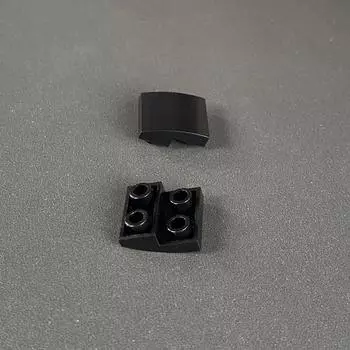 Compatible With 32803 2X2 Reverse Arc Parts Small Particle Assembly Technology Building Block Accessories Parts Moc Spare Parts 10 pieces