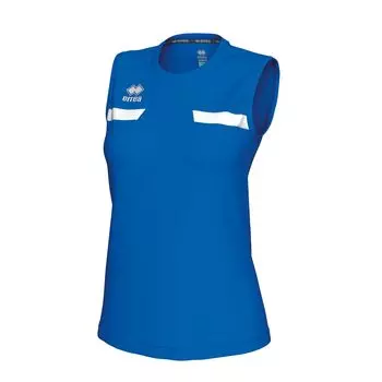 Competition Sleeveless Shirt MARGIE JR [Elea] Blue/White