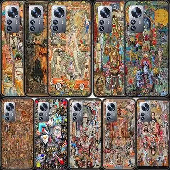Complex picture digital collage Phone Case For Xiaomi Poco X4 X3 NFC M4 Pro 5G GT M2 M3 Mi Note 10 Lite F3 F2 F1 A1 A2 A3 CC9E C Xiaomi Mi A1