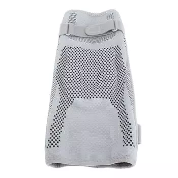 Compression Knee Sleeve Nylon Silicone Cushioning Spring Straps Self Adjusting Adult Knee Support Br M
