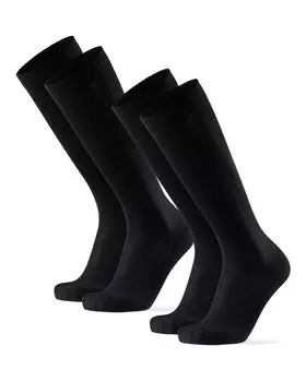 Compression socks all black cm 2 pairs [DANISH ENDURANCE] 22.0~24.5