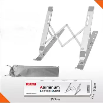 Computer Notebook Stand Aluminum Alloy Flat Desktop Support Frame Folding Lifting Portable Monitor Cooling Bracket B