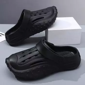 Comwarm Men‘s Summer Hole Slippers Fashion Breathable Hollow Sandals Men Fashion Sneaker Sandals Outdoor Lightweight Beach Shoes 35-36 белый
