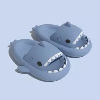 Comwarm модные тапочки Shark для женщин и мужчин летние милые шлепанцы Shark для отдыха на открытом воздухе противоскользящие пляжные сандалии на платформе домашние шлепанцы 36-37 розовый