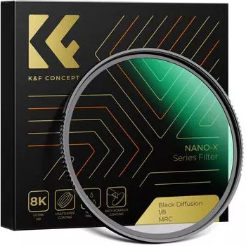 Concept 58mm Black Mist Soft Effect Soft rendering filter for contrast adjustment Japanese AGC optical glass Aviation aluminum material Ultra thin