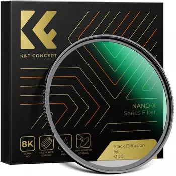 Concept 67 мм Black Mist Soft Effect Фильтр мягкого рендеринга для регулировки контрастности Японское оптическое стекло AGC Рама из авиационного алюминия Вода