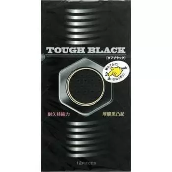 Condom TOUGH BLACK Tough black condom for long play!