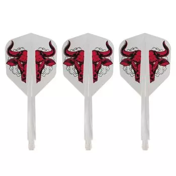 CONDOR AXE AUSSIE BULL Модель игрока Мала Каминга Condor Axe Aussie Bull Мал Каминг Маленький Большой Прозрачный Дартс Флайт