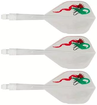 CONDOR AXE RED CROWN Standard M Clear Jose Marques Ax Red Crown Jose Marquez Player Model Darts Flight