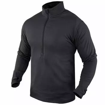 CONDOR BASE II ZIP ПУЛОВЕР L ЧЕРНЫЙ 603-002-L