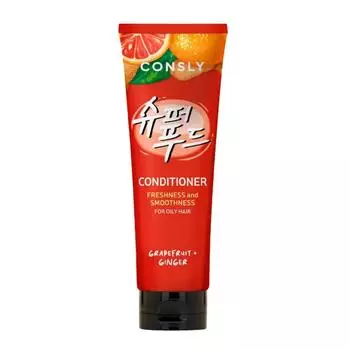 CONSLY Grapefruit & Ginger Conditioner for Freshness & Smoothness Освежающий и разглаживающий кондиционер с экстрактами грейпфрута и имбиря