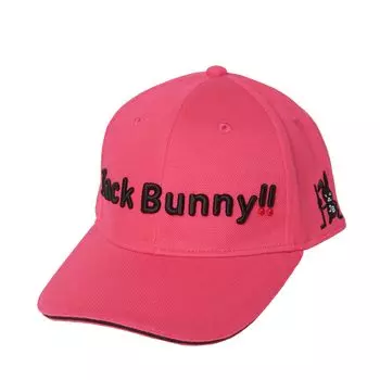 Continuing standard product Cap Golf hat FR [Jack Bunny] (size adjustable) / / 262-4987701 090_Pink
