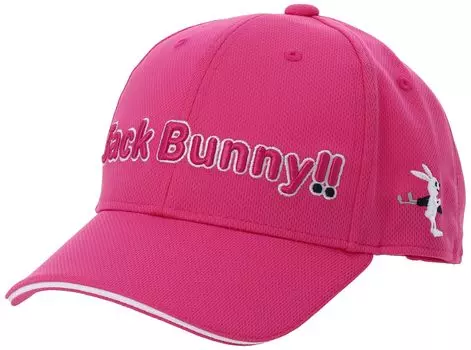 Continuing standard product Cap Hat Golf FR [Jack Bunny] (Brand logo/size adjustable) / / 262-4987102 091_Pink