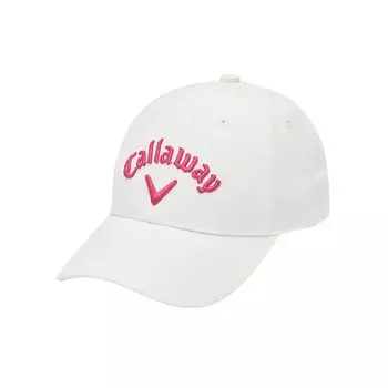 Continuous Standard Cap BASIC CAP WM Golf x Pink FR [Callaway] Women s JM/Hat 25SS_1033_White