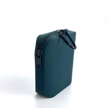Contrast Color Multifunction Storage Bag Rectangle Small Item Bag Data Cable Storage Bag Green(Style A)