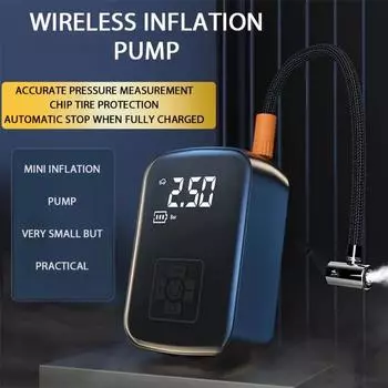 Convenient car air pump for small cars, car inflation pump, household multifunctional inflation pump, suitable for ball tires