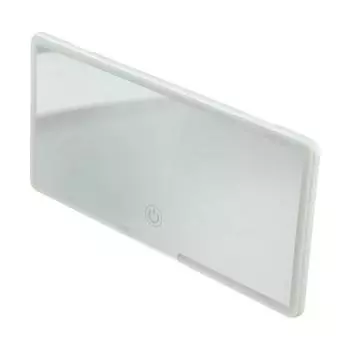 Convenient Design Car Makeup Mirror Personalized Makeup Settings Brighten Mirror Package Content Rectangular Light Guide Strips белый