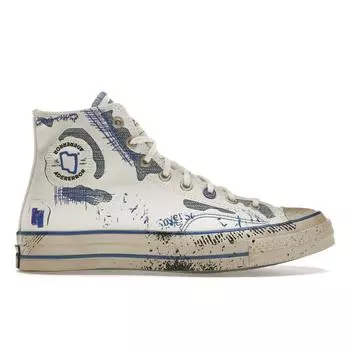Converse ADER ERROR x Chuck 70 High Создать Далее: The New Is Not New - кроссовки унисекс из 2-й коллекции бело-синие Imperial-Blue A05351C 37.5