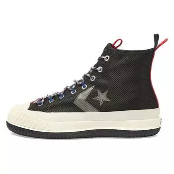 Converse Bosey MC High Metallic Vis - Мужские кроссовки черные серые красные 169527C