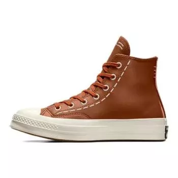 Converse Chuck 70 High Bold Stitch - Женские кроссовки Tawny Owl Brown Egret A07951C 36