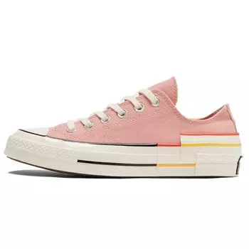 Converse Chuck 70 Low Colorblock - Женские кроссовки Pink Quartz Bright-Poppy Egret 570788C 37