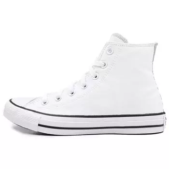 Converse Chuck Taylor All Star High Anodized Metals - Белые мужские кроссовки Pure Silver Black 570287C