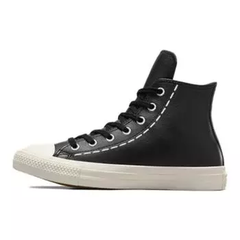 Converse Chuck Taylor All Star High Bold Stitch - черные женские кроссовки Egret A07954C 36