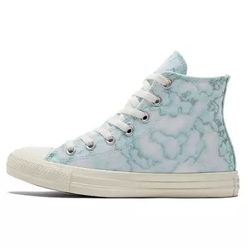 Converse Chuck Taylor All Star High Light Dew Женские кроссовки синие разноцветные Egret A02035C 36