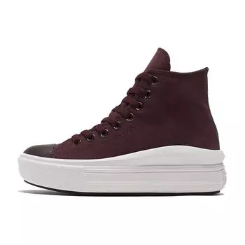 Converse Chuck Taylor All Star High Move Diamond Metal - Черная смородина Женские кроссовки Red White 569544C
