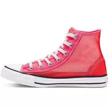 Converse Chuck Taylor All Star High See Thru — розовые женские кроссовки Racer White Black 564624C