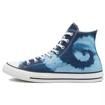 Converse Chuck Taylor All Star High Summer Wave - Женские кроссовки Midnight Navy Blue Vintage-White 171910C 38
