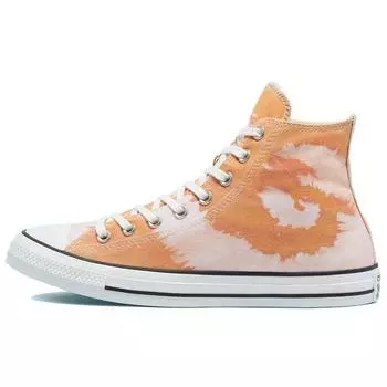 Converse Chuck Taylor All Star High Summer Wave - Женские кроссовки янтарно-охрового цвета Оранжевый Винтаж-Белый 171911C 35