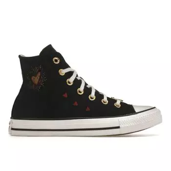 Converse Chuck Taylor All Star High Valentines Day 2023 - Черные женские кроссовки White Back-Alley-Brick A03932C 36.5