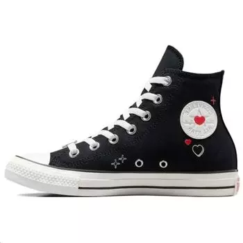 Converse Chuck Taylor All Star High Y2K Heart - Черные женские кроссовки Vintage-White Fever-Dream A09116C 36