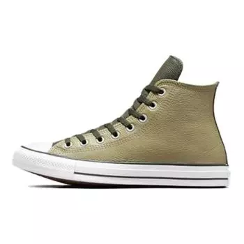 Converse Chuck Taylor All Star Кожаные высокие кроссовки Mossy Sloth Green Unisex Кроссовки Cave-Green A06571C 37