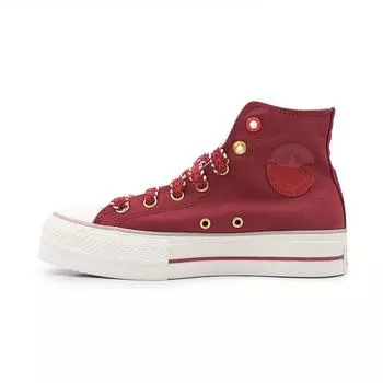 Converse Chuck Taylor All Star Lift High Year of the Dragon Женские кроссовки Red Back-Alley-Brick Egret A09106C 36.5