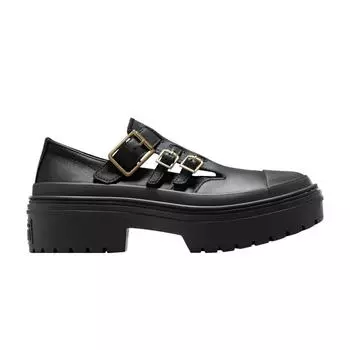Converse Chuck Taylor All Star Lugged Heel Mary Jane Platform Low Black Gold женские кроссовки A10616C 36