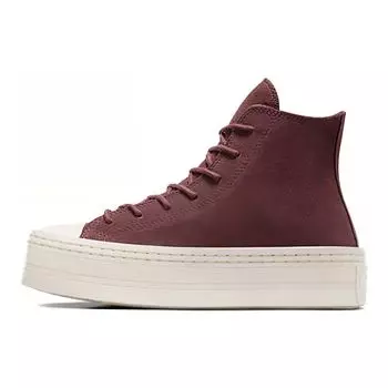 Converse Chuck Taylor All Star Modern Lift Platform Hi Brown Egret (Женский) Женские кроссовки A06783C 42