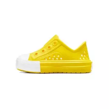 Converse Chuck Taylor All Star Play Lite CX Low TD Dandy Lion Желтые детские кроссовки белые A06668C 26