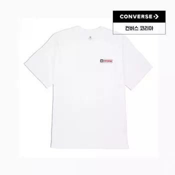 Converse Футболка с коротким рукавом Box Star белая 10028741 A02 90