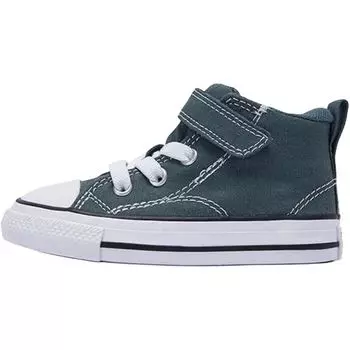 Converse Кроссовки Chuck Taylor All Star EasyOn Mid TD Malden Street - True Nature Baby зеленые белые черные A10762C 23