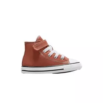 Converse Кроссовки Chuck Taylor All Star EasyOn High TD In A Nutshell для малышей медно-бело-черного цвета A08432C 22