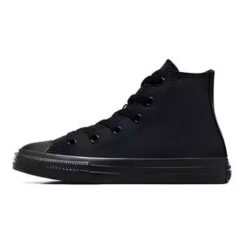 Converse Кроссовки Chuck Taylor All Star Hi GS черные однотонные детские 3S121 34