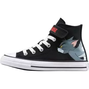 Converse Кроссовки детские Tom & Jerry x Chuck Taylor All Star High GS черные многоцветные A15114C 30