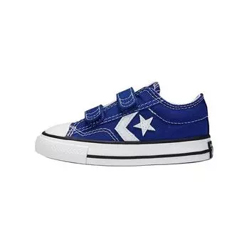 Converse Кроссовки Star Player 76 Easy-On Low TD Blue Vintage White Baby, черные A10389C 23