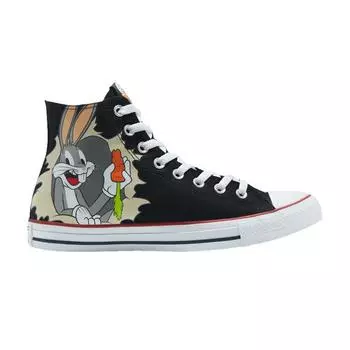 Converse Looney Tunes x Chuck Taylor All Star High 80th Anniversary — кроссовки унисекс Bugs Bunnys Mischief, черные, разноцветные, белые 169225C