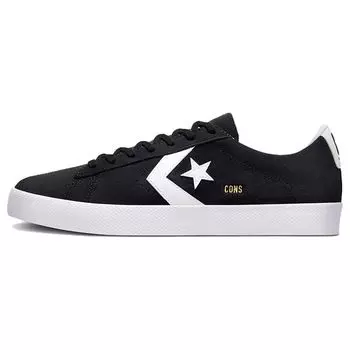 Converse Pro Leather Vulc Pro Замшевые черно-белые кроссовки унисекс A00368C 35