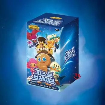 Cookie Run Card Bravers Booster Pack Часть 1 Первая Brave, популярная корейская игра