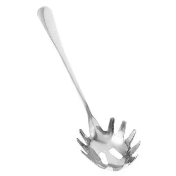 Cooking Utensils Noodle Spoon Colander Sink Strainer Stainless Steel Ladel Spaghetti Server 24.00X6.50X3.00CM серебряный