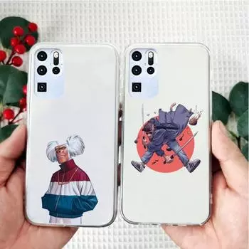 Cool Hip Hop Monkey Phone Case For Huawei P30 P50 P40 Pro Plus 40 30 Y8 Y7 Honor 60 50 Play 4T Pro Transparent Shell Huawei Y5p